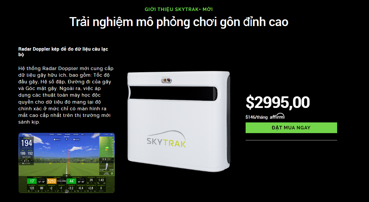 GIỚI THIỆU SKYTRAK+ MỚI